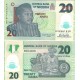 Nijerya 20 Naira 2024 P#34 ÇİL UNC polimer banknot