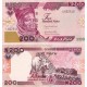 Nijerya 200 Naira 2024 (2) P#47c.2 ÇİL/UNC kağıt para