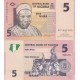 Nijerya 5 Naira 2006(2) P#32a.2 ÇİL UNC kağıt para