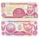 NİKARAGUA 1-5-25 CENTAVOS 1991, 3 Lü Set Çil, Eski Yabancı Kağıt Para