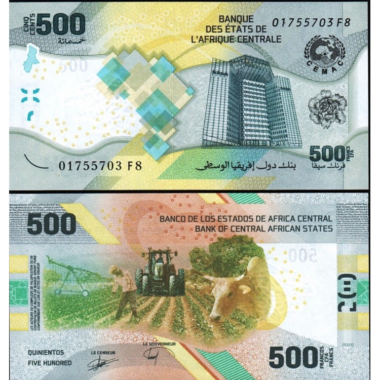 ORTA AFRİKA DEVLETLERİ 500 FRANK 2020, P#700, ÇİL, ESKİ YABANCI KAĞIT PARA ORTA AFRİKA DEVLETLERİ 500 FRANK 2020, P#700, ÇİL, ESKİ YABANCI KAĞIT PARA