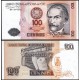 PERU 100 İNTİS 1987, P#133, ÇİL, ESKİ YABANCI KAĞIT PARA