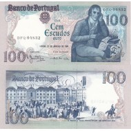PORTEKİZ 100 ESCUDOS 1984, P#178c(2), ESKİ YABANCI KAĞIT PARA