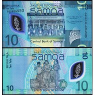SAMOA 10 TALA 2023 POLYMER, P-48, ÇİL, ESKİ YABANCI KAĞIT PARA
