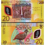 SAMOA 20 TALA 2023 POLYMER, P#49, ÇİL, ESKİ YABANCI KAĞIT PARA