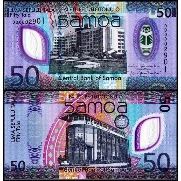 SAMOA 50 TALA 2025 POLYMER, P#50, ÇİL, ESKİ YABANCI KAĞIT PARA SAMOA 50 TALA 2025 POLYMER, P#50, ÇİL, ESKİ YABANCI KAĞIT PARA