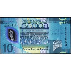 SAMOA 10 TALA 2023 POLYMER, P-48, ÇİL, ESKİ YABANCI KAĞIT PARA