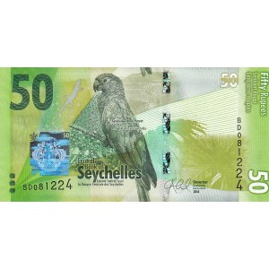 SEYŞELLER 50 RUPEE 2016, P#49, ÇİL, ESKİ YABANCI KAĞIT PARA SEYŞELLER 50 RUPEE 2016, P#49, ÇİL, ESKİ YABANCI KAĞIT PARA