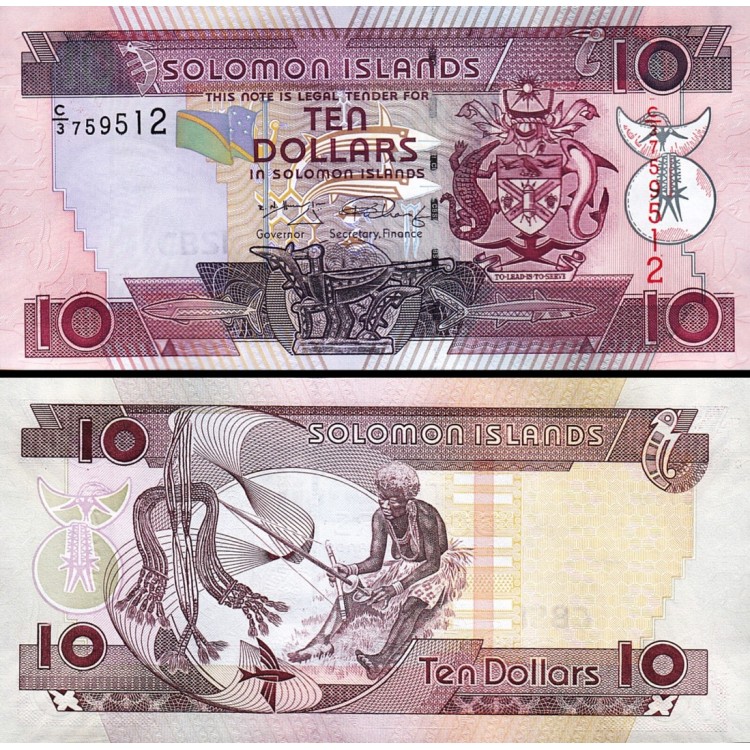 SOLOMON ADALARI 10 DOLAR 2005, P#27a, ÇİL, ESKİ YABANCI KAĞIT PARA SOLOMON ADALARI 10 DOLAR 2005, P#27a, ÇİL, ESKİ YABANCI KAĞIT PARA