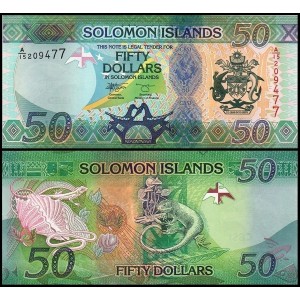 SOLOMON ADALARI 50 DOLAR 2023, P#35c, ÇİL, ESKİ YABANCI KAĞIT PARA
