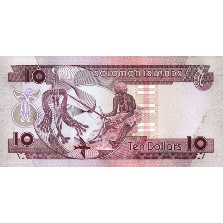 SOLOMON ADALARI 10 DOLAR 1986, P#15, ÇİL, ESKİ YABANCI KAĞIT PARA SOLOMON ADALARI 10 DOLAR 1986, P#15, ÇİL, ESKİ YABANCI KAĞIT PARA