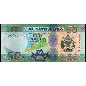 SOLOMON ADALARI 50 DOLAR 2023, P#35c, ÇİL, ESKİ YABANCI KAĞIT PARA