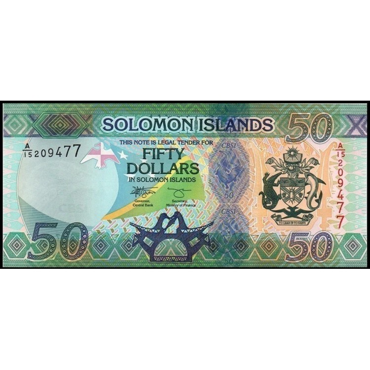 SOLOMON ADALARI 50 DOLAR 2023, P#35c, ÇİL, ESKİ YABANCI KAĞIT PARA