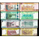 SUDAN 2-5-10-20 POUND 2017, 4 LÜ SET, ÇİL, ESKİ YABANCI KAĞIT PARA