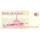 Sudan 10 Dinar 1993 P#52 ÇİL UNC kağıt banknot