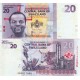Swaziland 2017 P#37c banknot Swaziland 20 Emalangeni 2017 P#37c ÇİL/UNC Kağıt Para ön ve arka yüz