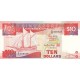 Singapur 10 Dolar 1988 P#20 Banknot Singapur 10 Dolar 1988 P#20 ÇİL UNC kağıt banknot