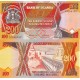 Uganda 200 Shillings 1987 P#32a ÇİL UNC kağıt para