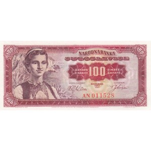 YUGOSLAVYA 100 DİNAR 1963, P#73, ÇİL, ESKİ YABANCI KAĞIT PARA YUGOSLAVYA 100 DİNAR 1963, P#73, ÇİL, ESKİ YABANCI KAĞIT PARA