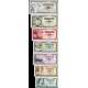 YUGOSLAVYA 5-10-20-50-100-500-1000 DİNAR 1965-1981, 7 Lİ SET, ÇİL, Eski Yabancı Kağıt Para