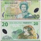 Yeni Zelanda 20 Dolar 2014 P#187c II. Elizabeth polymer ÇİL banknot