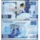 ZAMBİA 50 KWACHA 2024 HYBRİD, P#64, ÇİL, ESKİ YABANCI KAĞIT PARA