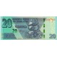Zimbabve 20 Dollars 2020 P#104 ÇİL UNC kağıt para