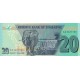 Zimbabve 20 Dollars 2020 P#104 ÇİL UNC kağıt para