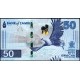 ZAMBİA 50 KWACHA 2024 HYBRİD, P#64, ÇİL, ESKİ YABANCI KAĞIT PARA