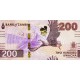 ZAMBİA 200 KWACHA 2024 HYBRİD, P#66, ÇİL, ESKİ YABANCI KAĞIT PARA