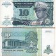 Zaire 10 Nouveaux Zaires 1993 P#54a Mobutu portreli ÇİL banknot