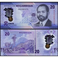 MOZAMBİK 20 METICAIS 2024 POLYMER, P#155, ÇİL, ESKİ YABANCI KAĞIT PARA