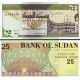 Sudan 25 Dinar 1992 Dinar Dönemi Eski Yabancı Kağıt Para Sudan 25 Dinar 1992 banknotu Halk Sarayı