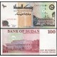 Sudan 100 Dinar 1994 banknotu ön ve arka yüzü