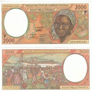 ÇAD 2000 FRANK 2000 (ORTA AFRİKA DEVLETLERİ), P#603Pg, ÇİL, ESKİ YABANCI KAĞIT PARA ÇAD 2000 FRANK 2000 (ORTA AFRİKA DEVLETLERİ), P#603Pg, ÇİL, ESKİ YABANCI KAĞIT PARA