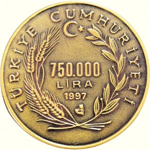 11.DÜNYA ORMANCILIK KONGRESİ 1997, DARPHANE HATIRA PRİNÇ PARA, SERTİFİKALI 