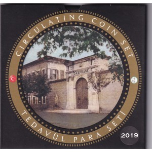 2019 YILI DARPHANE TEDAVÜL MADENİ PARA SETİ – Orijinal Portföy