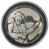 AŞIK VEYSEL ŞATIROĞLU 2023, DARPHANE HATIRA OXİDE GÜMÜŞ PARA, SERTİFİKALI AŞIK VEYSEL ŞATIROĞLU 2023, DARPHANE HATIRA OXİDE GÜMÜŞ PARA, SERTİFİKALI