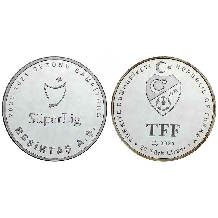 BEŞİKTAŞ 16.ŞAMPİYONLUK 2021, DARPHANE HATIRA GÜMÜŞ PARA, SERTİFİKALI BEŞİKTAŞ 16.ŞAMPİYONLUK 2021, DARPHANE HATIRA GÜMÜŞ PARA, SERTİFİKALI