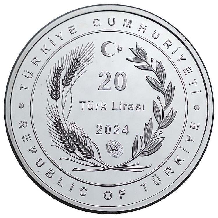 CUMHURİYET DÖNEMİ TÜRK SİYASETÇİLERİ NO:4, SÜLEYMAN DEMİREL 2024,  DARPHANE HATIRA GÜMÜŞ PARA, SERTİFİKALI