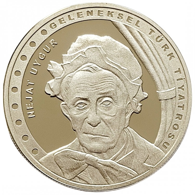 GELENEKSEL TÜRK TİYATROSU NO:3, NEJAT UYGUR 2020, DARPHANE HATIRA GÜMÜŞ PARA, SERTİFİKALI GELENEKSEL TÜRK TİYATROSU NO:3, NEJAT UYGUR 2020, DARPHANE HATIRA GÜMÜŞ PARA, SERTİFİKALI