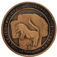 GÖBEKLİTEPE YILI 2019, DARPHANE HATIRA BRONZ PARA, SERTİFİKALI GÖBEKLİTEPE YILI 2019, DARPHANE HATIRA BRONZ PARA, SERTİFİKALI