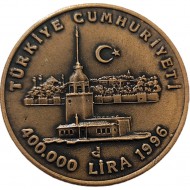 HABİTAT II KENT ZİRVESİ - KIZ KULESİ 1996, DARPHANE HATIRA BRONZ PARA, SERTİFİKALI HABİTAT II KENT ZİRVESİ - KIZ KULESİ 1996, DARPHANE HATIRA BRONZ PARA, SERTİFİKALI