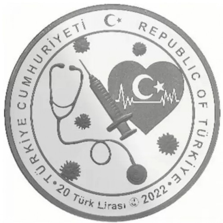 KORONA VİRÜS, DARPHANE HATIRA GÜMÜŞ PARA, SERTİFİKALI