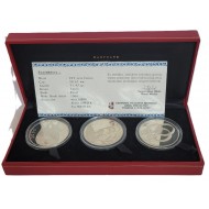 MİLENYUM SET 2000, ÜÇLÜ GÜMÜŞ SET, KARTON KUTU, SERTİFİKALI
