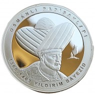 OSMANLI PADİŞAHLAR SERİSİ NO:4, I.BEYAZID (YILDIRIM BEYAZID), DARPHANE HATIRA GÜMÜŞ PARA, SERTİFİKALI OSMANLI PADİŞAHLAR SERİSİ NO:4, I.BEYAZID (YILDIRIM BEYAZID), DARPHANE HATIRA GÜMÜŞ PARA, SERTİFİKALI