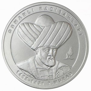 OSMANLI PADİŞAHLAR SERİSİ NO:6, 2.MURAD 2022, DARPHANE HATIRA GÜMÜŞ PARA, SERTİFİKALI