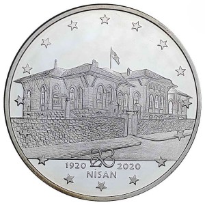 TBMM'NİN AÇILIŞININ 100.YILI 2021, DARPHANE HATIRA GÜMÜŞ PARA, SERTİFİKALI 