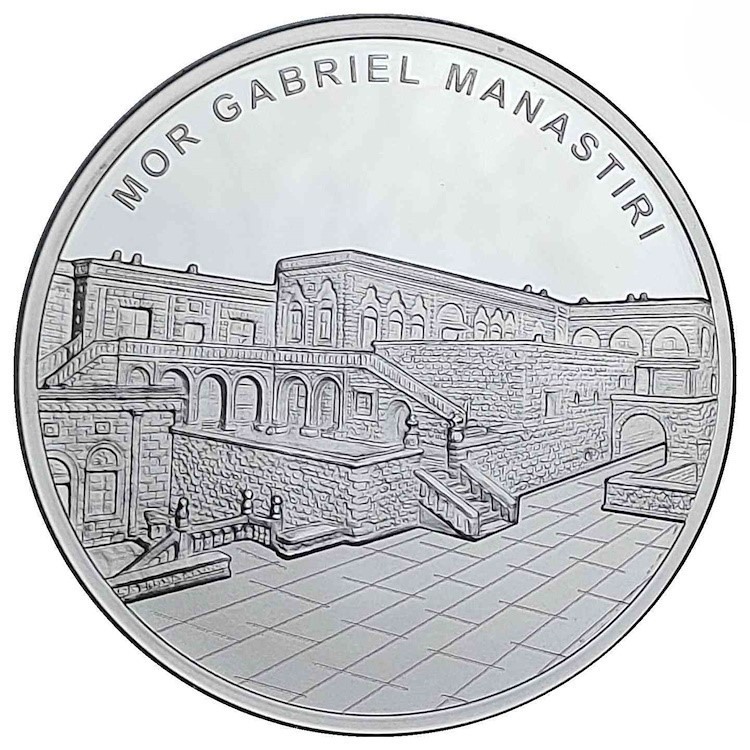 MOR GABRİEL MANASTIRI 2022, DARPHANE HATIRA GÜMÜŞ PARA, SERTİFİKALI MOR GABRİEL MANASTIRI 2022, DARPHANE HATIRA GÜMÜŞ PARA, SERTİFİKALI