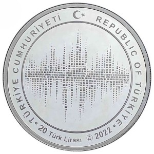 İSLAM ALİMLERİ SERİSİ NO:2, FARABİ 2022,  DARPHANE HATIRA GÜMÜŞ PARA, SERTİFİKALI